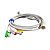 Cabo ECG 3 Vias Clip Garra Monitores Philips - 12 Pinos - Imagem 2