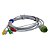 Cabo Ecg 3 Vias Clip Garra Compatível com Lifemed - Imagem 3