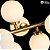 Luminária pendente jabuticaba Lux Dourado Vintage 95CM - Imagem 3