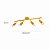 Luminária Plafon Trilho 65,5cm Amarelo Sala e Area Gourmet - Imagem 4