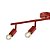 Luminaria Plafon Trilho 65,5cm Vermelho - Imagem 3