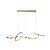 Lustre Pendente Dourado Authentic LED 3000k Branco Quente - Imagem 1