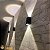 Luminaria Arandela The box IP54 2w 3000k Preto - Imagem 5