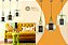 Lustre Pendente Aramado Dourado 36cm - Imagem 4
