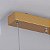 Pendente Luminária de Teto Led integrado 40W Dourado - Imagem 3