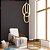 Luminária de Teto Pendente Lustre Organic  Dourado - Imagem 4