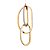 Luminária de Teto Pendente Lustre Organic  Dourado - Imagem 3