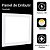 Painel 18w Led Quadrado Plafon Embutir Luminária - Imagem 6