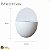 Arandela Para Área Externa Interna LED 1w 3000k Branco Globo - Imagem 10