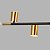 Luminária Pendente Lumier SpotLine 41w Dourado 120x20cm 3000k - Imagem 12