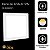 Painel Plafon Led 12w Quadrado Embutir Branco Frio Luminária - Imagem 6