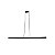 Luminária pendente linear 114x2,5cm  28w 3000k led integrado - Imagem 1