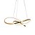 Lustres Pendente Ties Moderno Led integrado Luminária Teto - Imagem 2