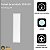 Painel Led Embutir Retangular 14,5X120cm 36w bivolt 6000K - Imagem 3