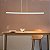 Luminária pendente linear 114x2,5cm  28w 3000k led integrado - Imagem 4
