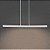 Luminária pendente linear 114x2,5cm  28w 3000k led integrado - Imagem 9