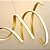 Lustre Pendente 120cm 40w Led Integrado Dourado Bivolt - Imagem 9