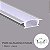 KIT 2 Perfil de Alumínio Embutir 2 Metro  Slim 24.7x7mm - Imagem 9