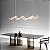 Pendente Moderno Led Integrado 100cm 31w Dourado Bivolt 3em1 - Imagem 3