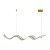 Pendente Moderno Led Integrado 100cm 31w Dourado Bivolt 3em1 - Imagem 1