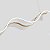 Pendente Moderno Led Integrado 100cm 31w Dourado Bivolt 3em1 - Imagem 2