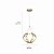 Pendente Lumier Spectra 35W  led integrado dourado bivolt - Imagem 5