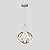 Pendente Lumier Spectra 35W  led integrado dourado bivolt - Imagem 1