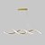 Lustre Pendente Espiral 46W Led moderno bivolt Cobre - Imagem 9