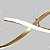 Lustre Pendente Espiral 46W Led moderno bivolt Cobre - Imagem 5