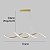 Lustre Pendente Espiral 46W Led moderno bivolt Cobre - Imagem 6