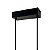 Pendente Lumier Lumi35 115cm 50w 3000k Preto Fosco - Imagem 7