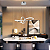 Lustre Pendente 45W Led Integrado moderno 3 em1 bivolt cromado - Imagem 4