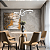 Lustre Pendente 45W Led Integrado moderno 3 em1 bivolt cromado - Imagem 9
