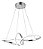 Lustre Pendente 45W Led Integrado moderno 3 em1 bivolt cromado - Imagem 1
