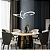 Lustre Pendente 45W Led Integrado moderno 3 em1 bivolt cromado - Imagem 6