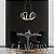 Luminaria Pendente Led 84W 58cm Dourado Bivolt 3 em 1 - Imagem 5