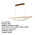 Lustre pendente Moderno Espiral 36w led integrado 3 em 1 - Imagem 3
