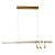 Lustre Pendente 100cm 28w Led Integrado 3 em1 Dourado Bivolt - Imagem 1