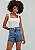 Short jeans barra cortada - Imagem 3
