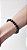 Pulseira Escudo - Pedra natural turmalina negra - Imagem 1