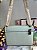 Bolsa Victoria’s Secret The Victoria Medium Shoulder Bag Blush Croco Verde - Imagem 6