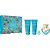 Kit Perfume Versace Dylan Turquoise 100ml + Body Gel 100ml + Shower Gel 100ml + Miniatura 5ml - Imagem 1