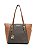 Bolsa de Couro Michael Kors Tiracolo Charlotte Marrom Original - Imagem 1