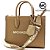 Bolsa Transversal Pequena Mirella Bege Michael Kors Original - Imagem 1