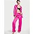 Pijama Longo Cetim Fuchsia Satin Jacquard Victoria’s Secret Tamanho: P - Imagem 1