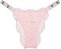 Calcinha Shine Strap Lace Victoria’s Secret - Rosa Tamanho: GG - Imagem 1
