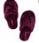 Pantufa Vinho Logo Victoria's Secret - Tamanho: P - Imagem 1