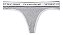Calcinha Fio Dental Cotton Cinza Victoria’s Secret Tamanho: M - Imagem 1