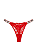 Calcinha Shine Strap Lace Victoria’s Secret - Vermelha Tamanho: P - Imagem 1