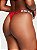 Calcinha Shine Strap Lace Victoria’s Secret - Vermelha Tamanho: P - Imagem 2
